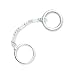 Sterling Silver Quarter Size Key Ring