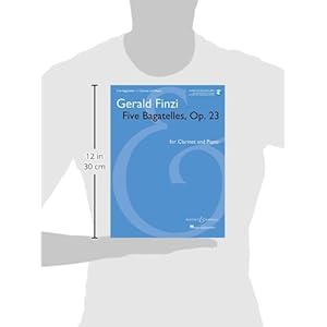 Five Bagatelles, Op. 23: Clarinet in B-flat and Piano with online audio of performance and