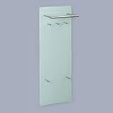 Wandgarderobe LENNA Glas Wei�