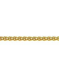 14KT Yellow Wheat 2.1mm Necklaces Length = 30