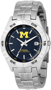 Fossil Men's NCAA Watch - Michigan - 3 Hand Date