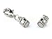 CleverDelights Magnetic Jewelry Clasps - 8 Sets - Barrel Style + Lobster Clasp - Silver Color - Clasp Converter