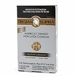 Trojan Supra Lubricated Premium Condoms, MicroSheer Polyurethane, Ultra Thin 6 ea Trojan Supra Lubricated Premium Condoms, MicroSheer Polyurethane, Ultra Thin 6 ea