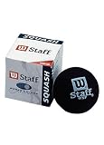 Wilson Staff Squash Balls - 1 dozen, Style- Double Yellow
