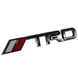 Toyota TRD Blcak Racing Emblem Auto Car Trunk Badge 3D Logo Metal Sticker Decal