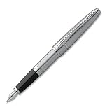 Cross Apogee, Chrome, Fountain Pen, with Chrome Appointments and Rhodium Plated 18 Karat Gold Nib Medium (AT0126-1MD)