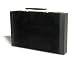 15in Black Suede Backgammon Set