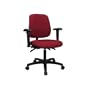 Perch Multi-Task Office Desk Chair 17" - 22" (Hard Floor Casters/Burgundy Vinyl)