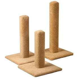 Pacific Pets Carpet Scratching Post : Color TAN : Size 20 INCHES