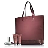 Euphoria by Calvin Klein for Women 4 Piece Set Includes: 3.4 oz Eau de Parfum Spray + 3.4 oz Sensual Skin Lotion + 3.4 ozSensual Bath and Shower Creme + Calvin Klein Tote Bag