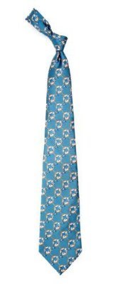 Miami Dolphins 100% Polyester Woven 1 Neck Tie - NFL Football