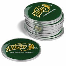 North Dakota State Bison Golf Ball Marker Pack)