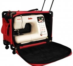 TUTTO Machine On Wheels Case 20X13X9-Pink