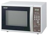 Kitchen & Housewares : Sharp R657W Digital Grill Microwave Oven White 17L 800W