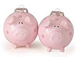 2- 3 Ceramic Pig Ornament By Our Name Is Mud