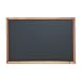 Standard Black Surface Chalkboard with Oak Finish Frame, 3x2 QRTPCW203B