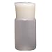 Vestil BTL-RF-1 Low Density Polyethylene (LDPE) Round Squeeze Dispensing Bottle with Natural Flip-Top Cap, 1-3/16" Diameter x 3-15/16" Height, 1 oz Capacity, Clear