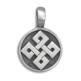 Pewter Celtic Design Pendant. Lead Free.