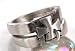 maltese21  - Iron Maltese Cross Silver Tone Pewter Friendship Ring