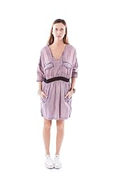 Elasticized   Waistline Denim  Dress