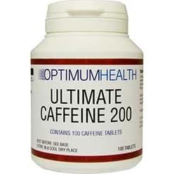 Optimum Health Ultimate Caffeine 200 Tabs 100 x 200mg Tabs