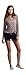 Aeropostale Women's Dark Wash Cuffed Denim Midi Shorts