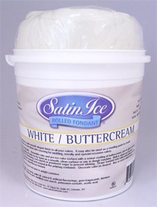 Rolled Fondant, 2 Lb White, Buttercream Flavor
