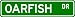 OARFISH Street Sign ~ Fishing ~ Great Fish Sign for your Lodge, Gameroom, Basement, G...