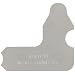 Starrett 167-5/32 Stainless Steel Radius Gauge - Inch, 5/32" Radius