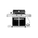 Weber 1881001 Summit E-650 Grill, Natural Gas, Black