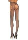 Plus Size Fishnet Suspander Pantyhose