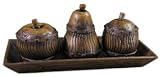 20922 - Uttermost Primitive Washboard, Fruit And Tray