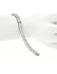 14K White Gold Diamond Bracelet
