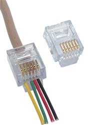 Platinum Tools EZ-RJ12/11 Connector 50 Pcs.
