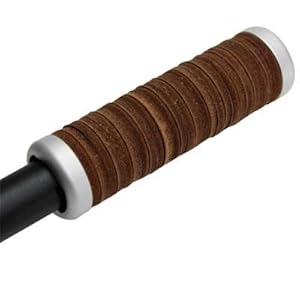 【クリックで詳細表示】サイクルデザイン レザー ロックオン グリップ ブラウン(441327)