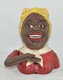 Black Americana Cast Iron Aunt Jemima Mammy Mechanical Bank
