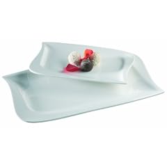 Verso 922228 2er Set Platte La Musica rechteckig 23 und 33 cm
