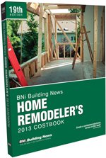 BNI Home Remodeler's Costbook 2013 - BNI Publications - BN-Home-Remodel - ISBN: 1557017689 - ISBN-13: 9781557017680