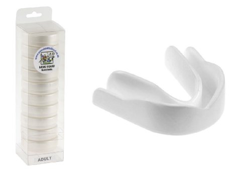 Dispenser of 10 - GAME GUARD Adult Gumshields - WHITE