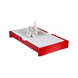 from Izziwotnot Izziwotnot Skyline Cot Top Changer, High Gloss Red