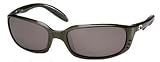 Costa Del Mar Sunglasses – Brine / Frame: Black Lens: Polarized Grey Wave 580 Glass
