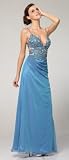 3082 Spaghetti Strap ELEGANT PROM LONG BALL GOWN