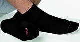 Hanes Men's Full Cushion Socks Ankle Black, 6-12-Black
