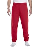 Jerzees Adult Super Sweats® Pants with Pockets - True Red - S