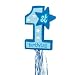 Blue 1st Birthday Pull String Pinata