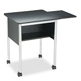 Safco Machine Stand with Slide-Away Shelf