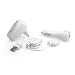 Universal Apple iPod USB Charger Kit - USB Retractable Hotsync Cable - USB Home Travel Charger - USB 12V Cigarette Lighter Charger