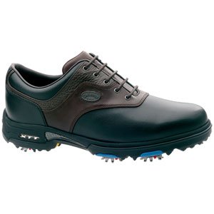 Callaway Men's XTT LT Golf Shoe,Black/Brown,10.5 M US