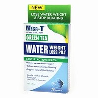 Mega-t Green Tea Weight Loss Water Pills - 28 Ea