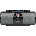 iLive IBCD3817DTBLK Portable Boombox with iPod Docking Station and CD Player/AM/FM Radio with Premium Stereo Sound and Remote Control in Black